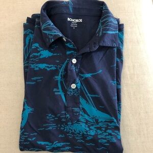 Bonobos Sailboat Pattern Polo